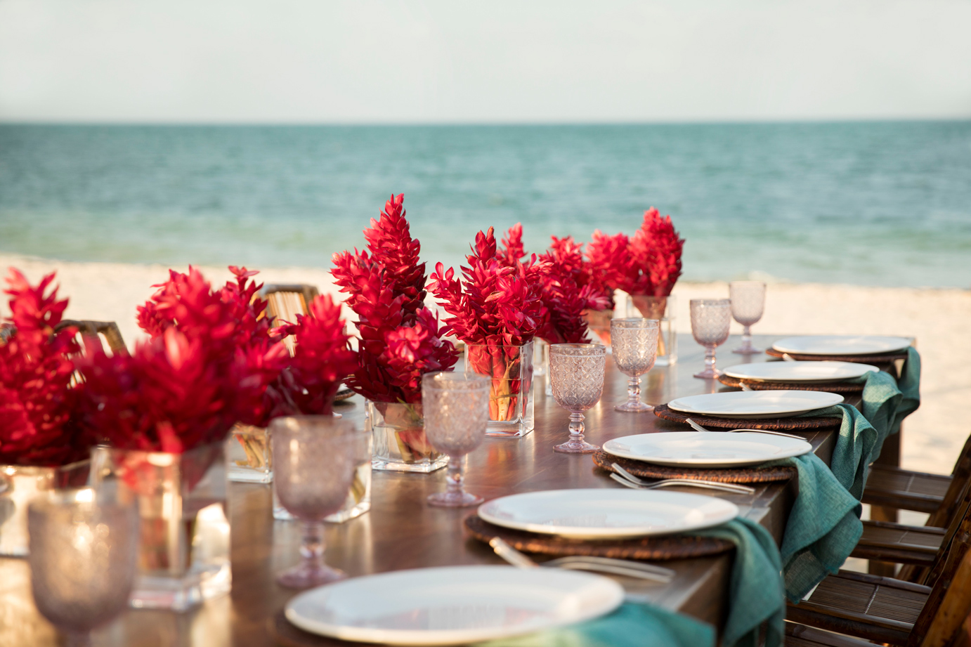 Beach wedding details in Finest Playa Mujeres