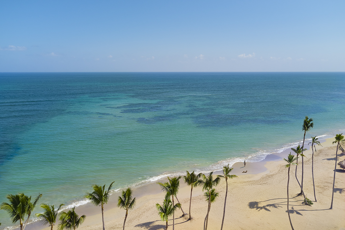 The golden sands of punta cana