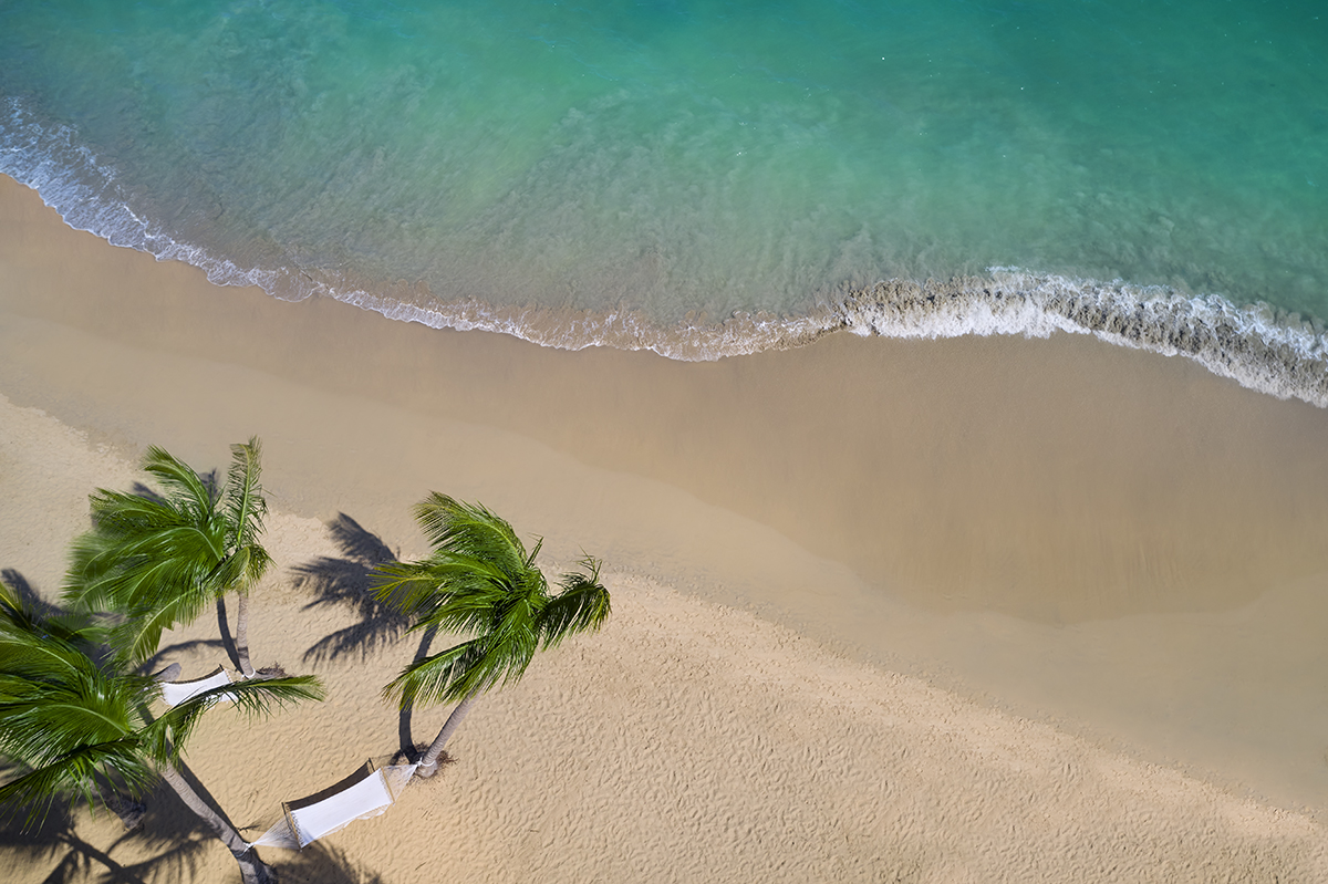 The temperature of the water in Punta Cana is perfect for swimming