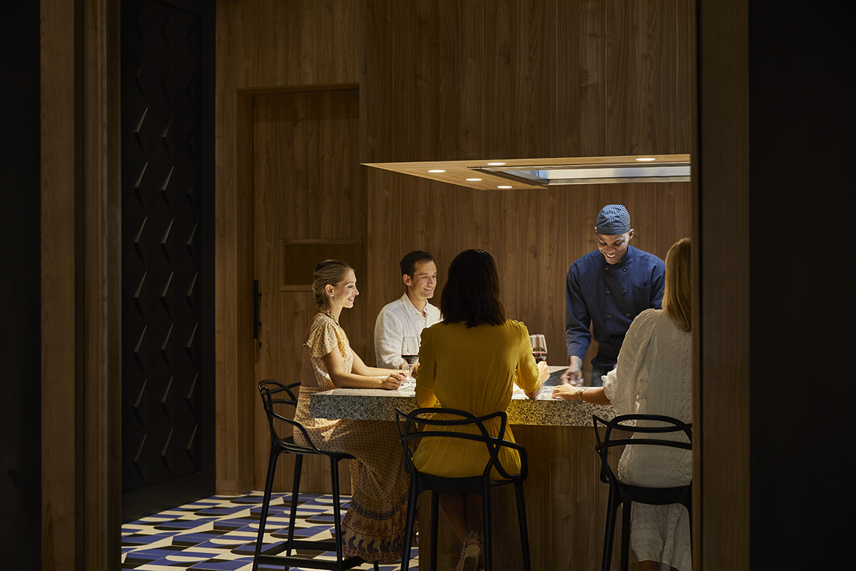 Resort restaurant ideal for parents to enjoy together Resort restaurant ideal for parents to enjoy together